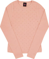 Blusa Feminina Juvenil Canelada Brilho
