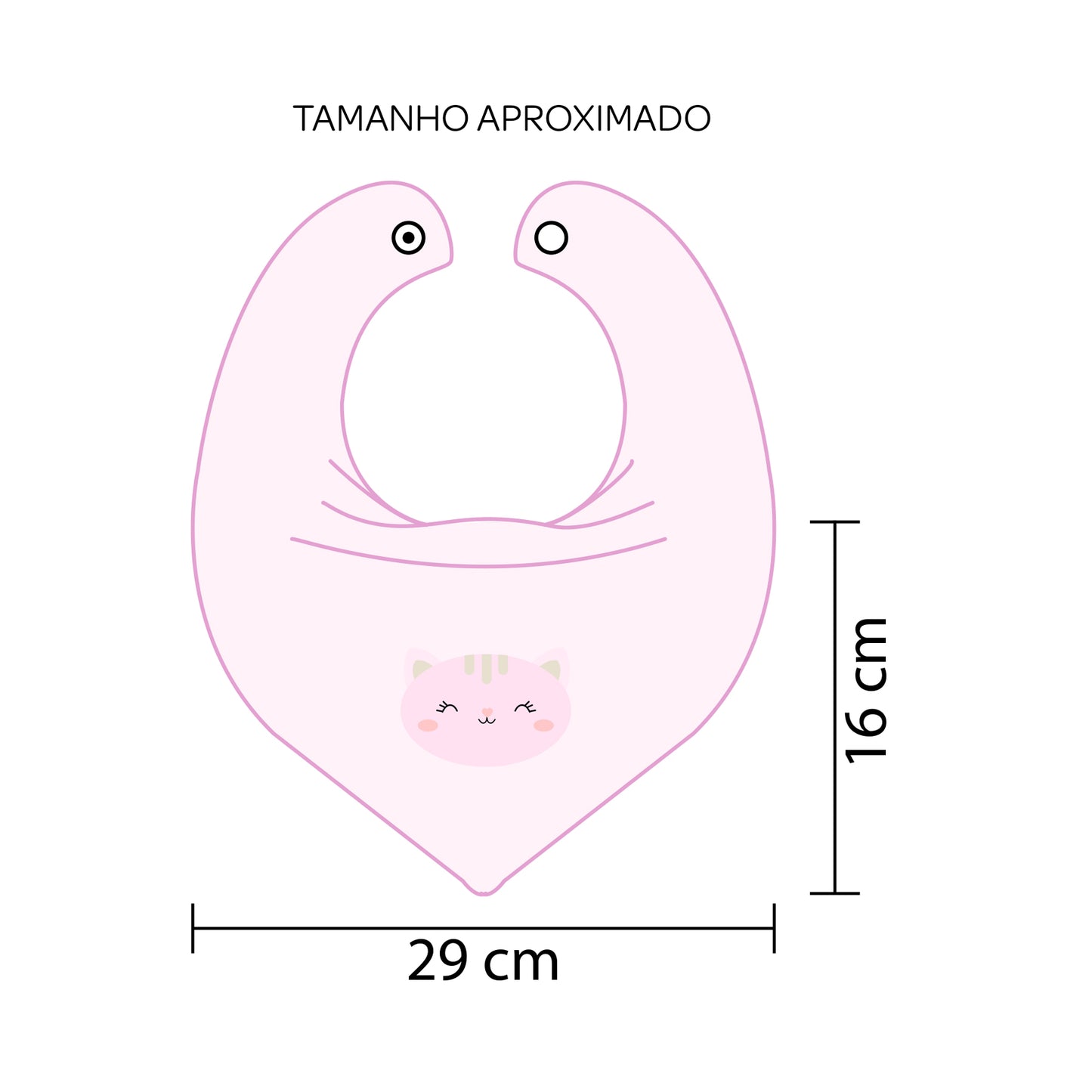 Babador Bandana Mami Bichuus Rosa – Conforto e Qualidade Exclusiva