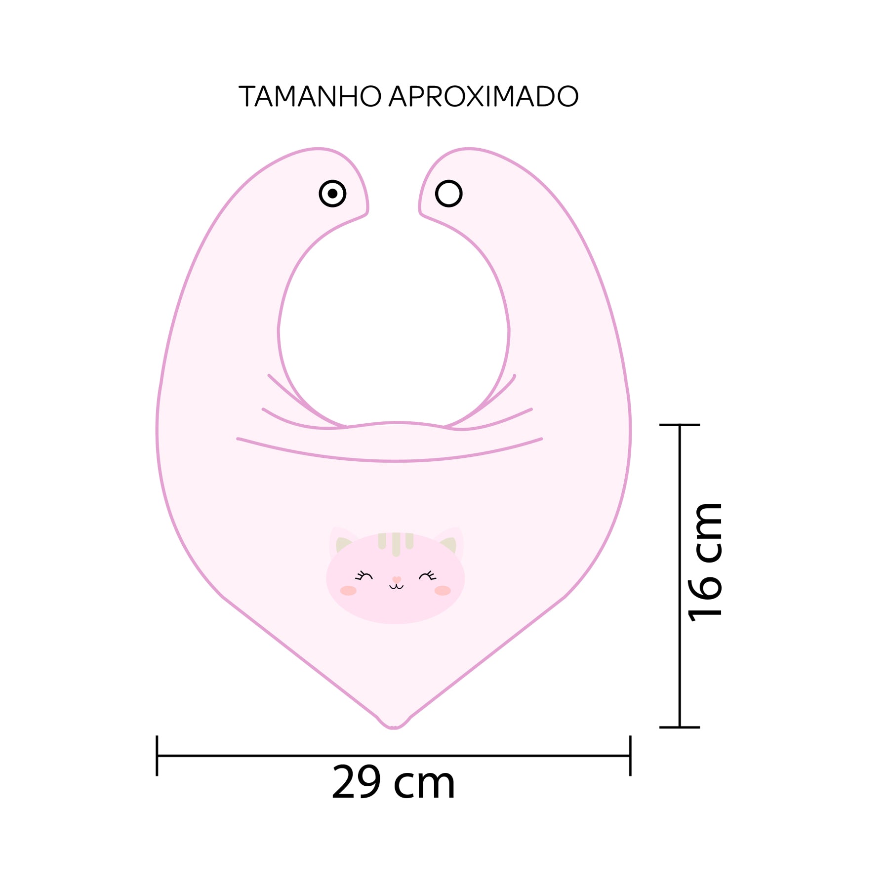 Babador Bandana Mami Bichuus Rosa – Conforto e Qualidade Exclusiva