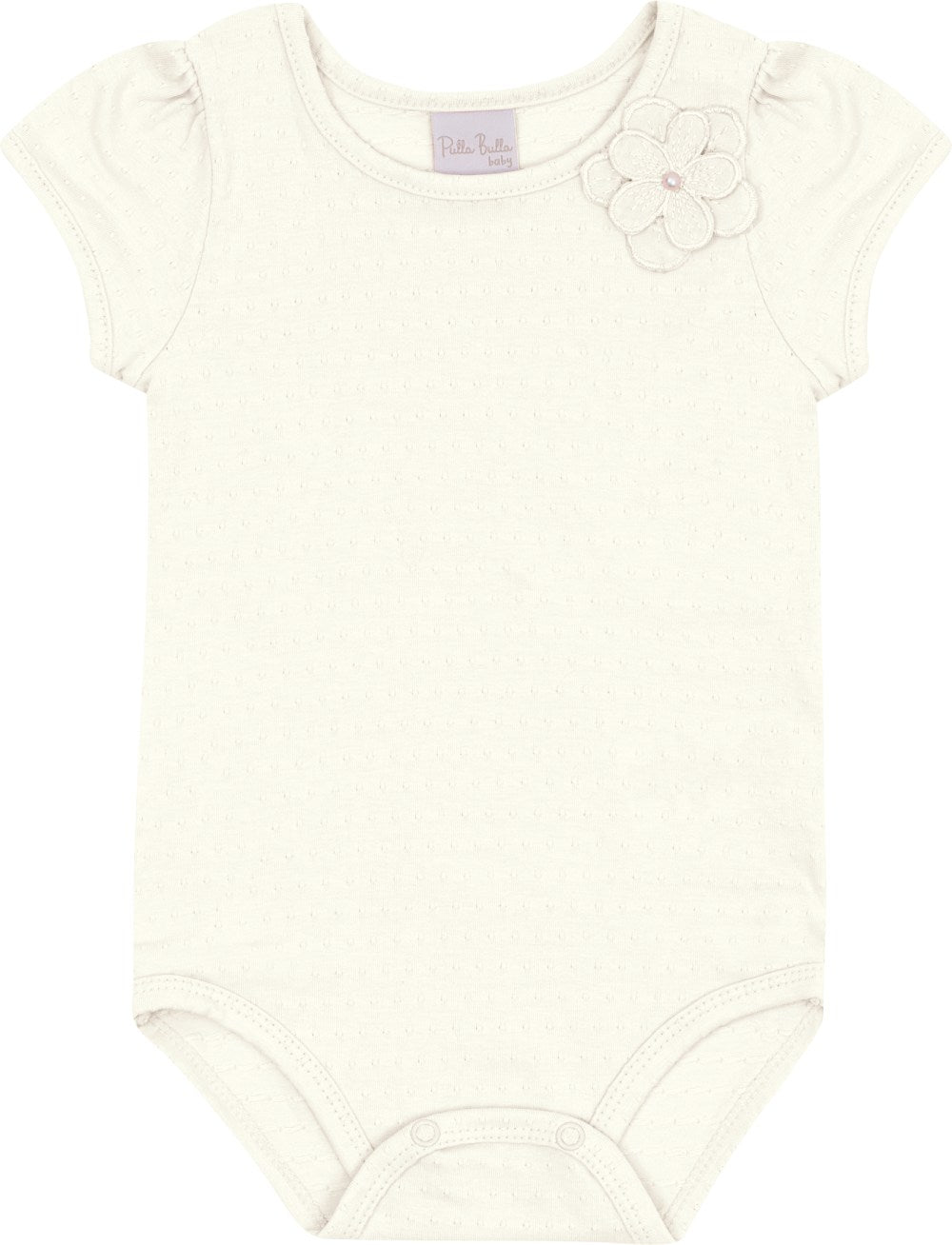Body Feminino Infantil Flor