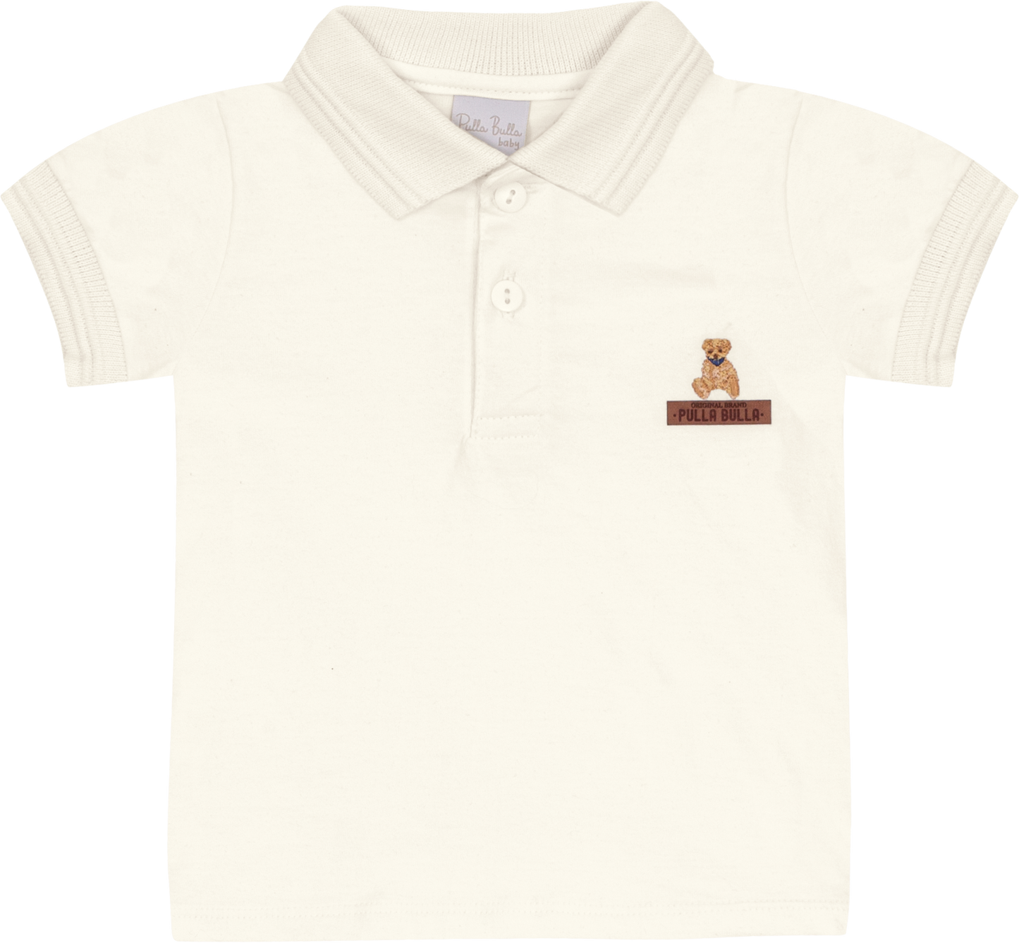 Camisa Masculina Bebê Polo Ursinho