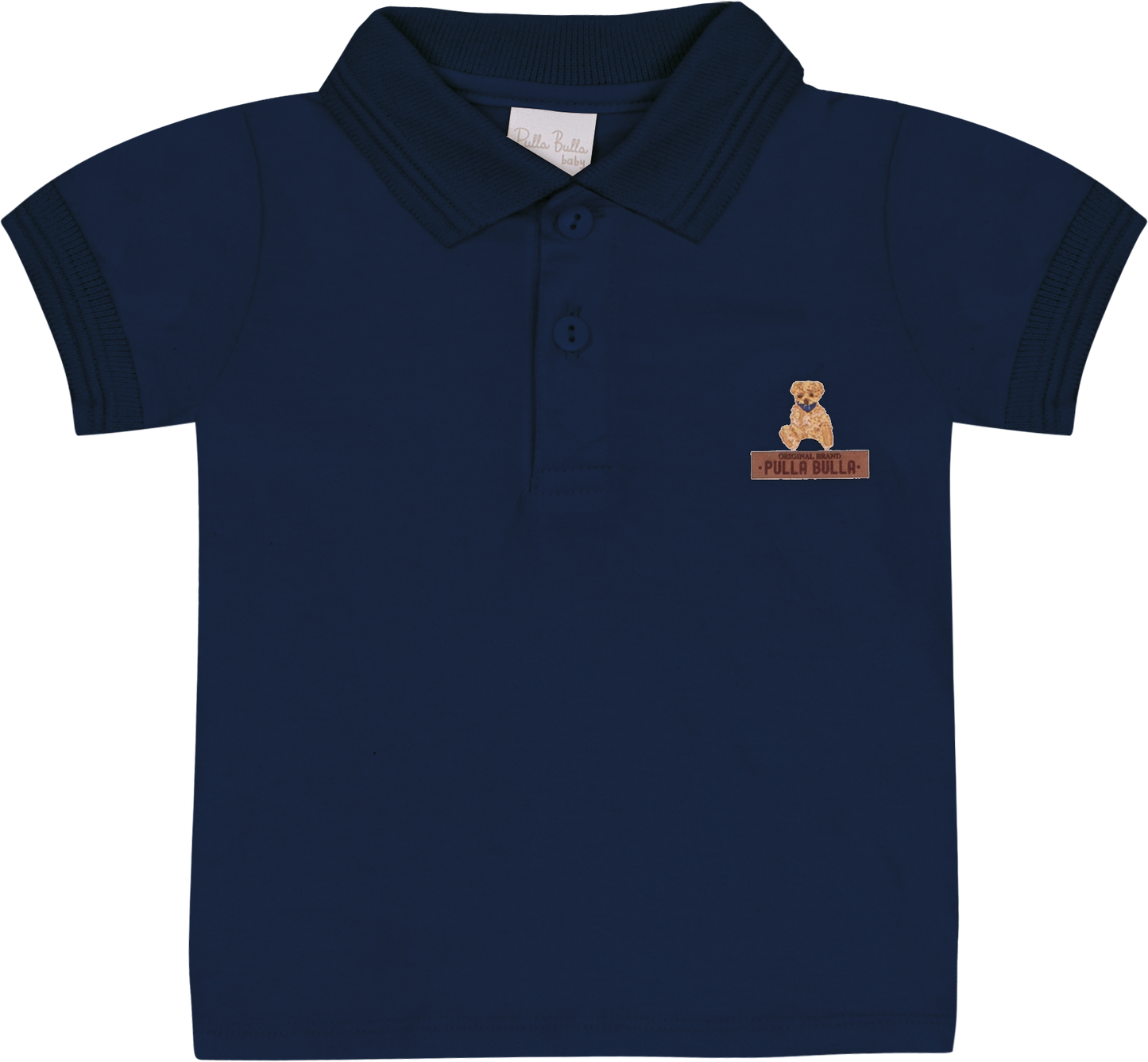 Camisa Masculina Bebê Polo Ursinho