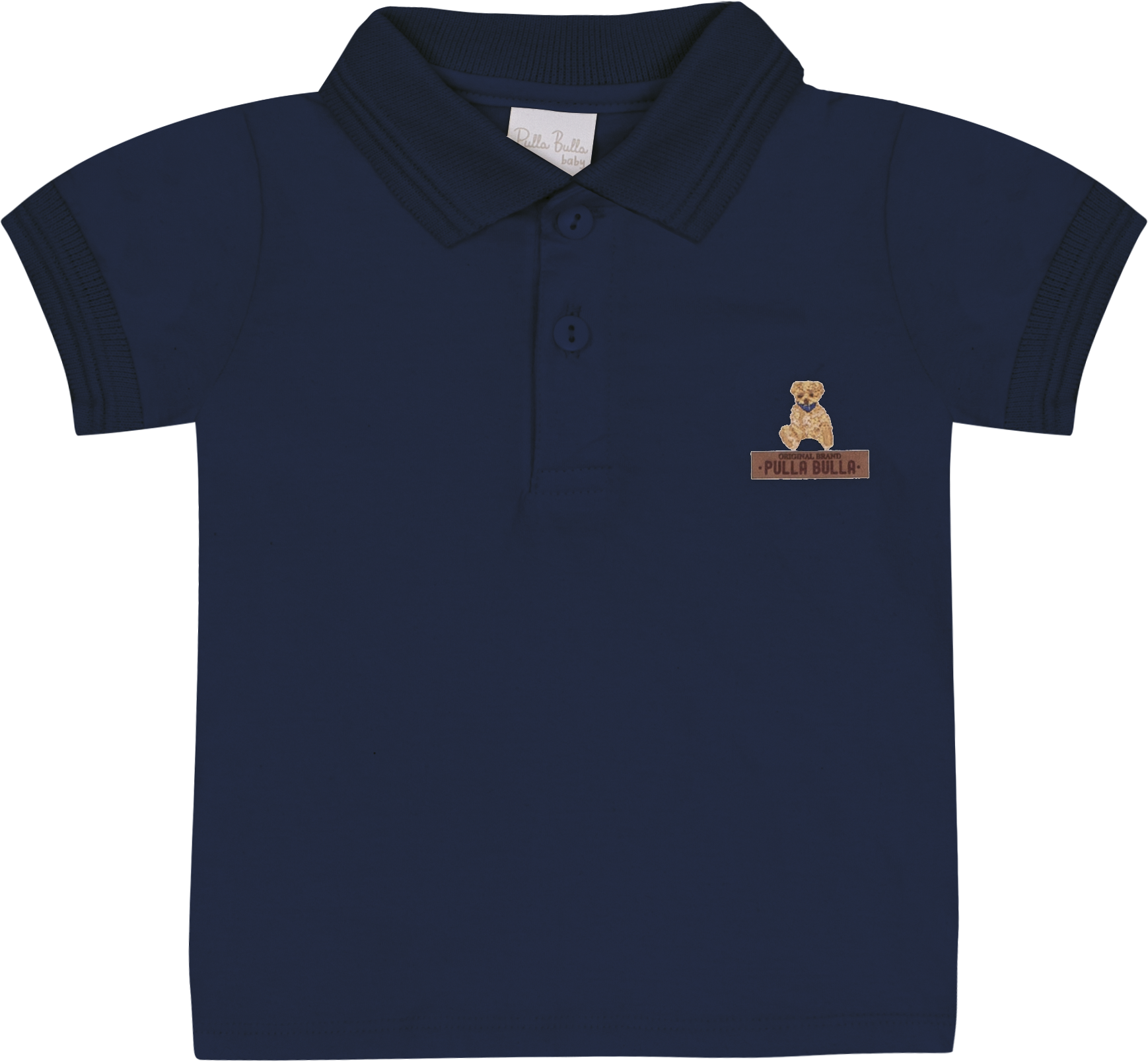 Camisa Masculina Bebê Polo Ursinho