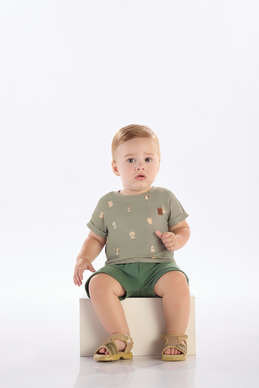 Conjunto Masculino Bebê Cachorinho
