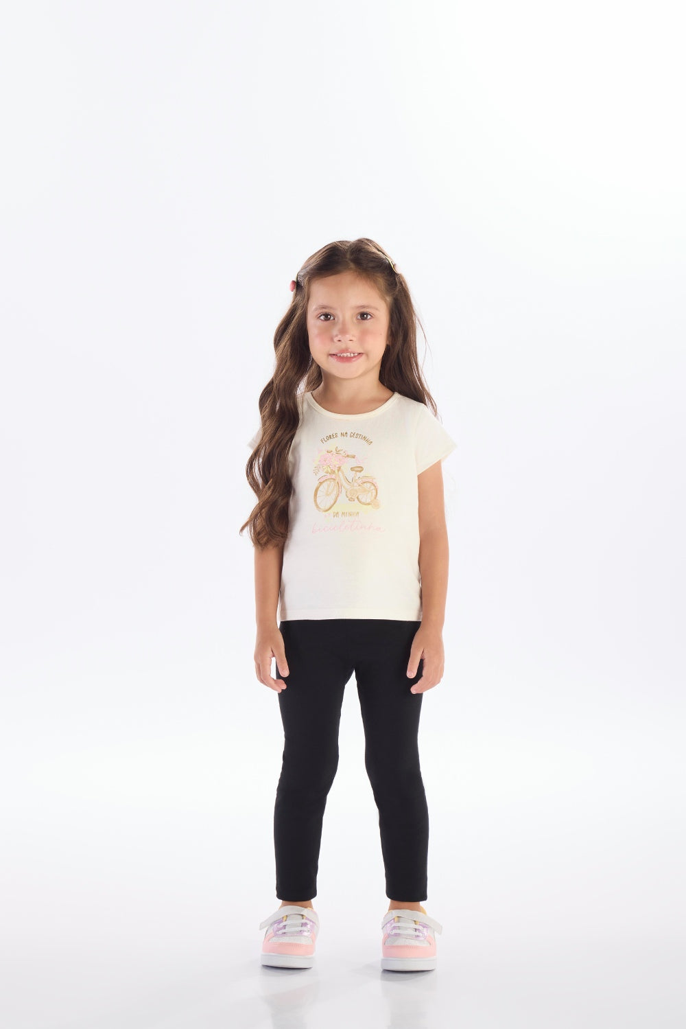 Calça Legging Feminina Infantil Basica