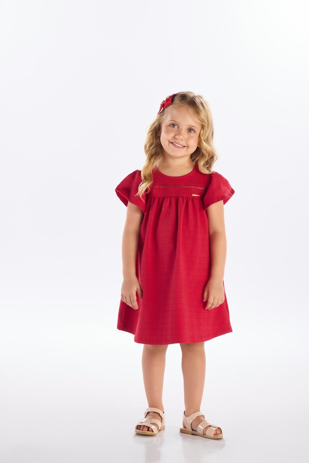 Vestido Feminino Infantil Pipoquinha