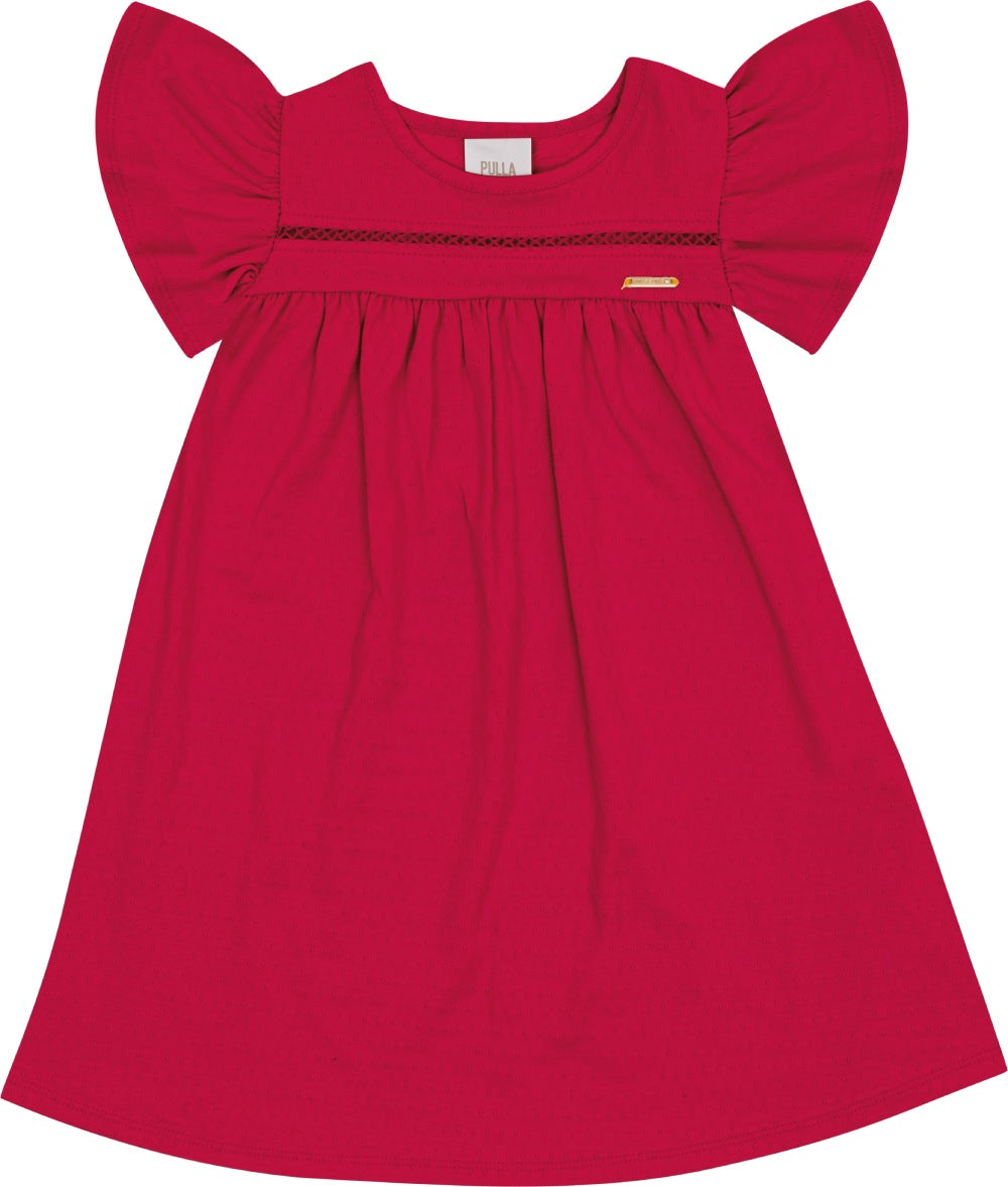 Vestido Feminino Infantil Pipoquinha