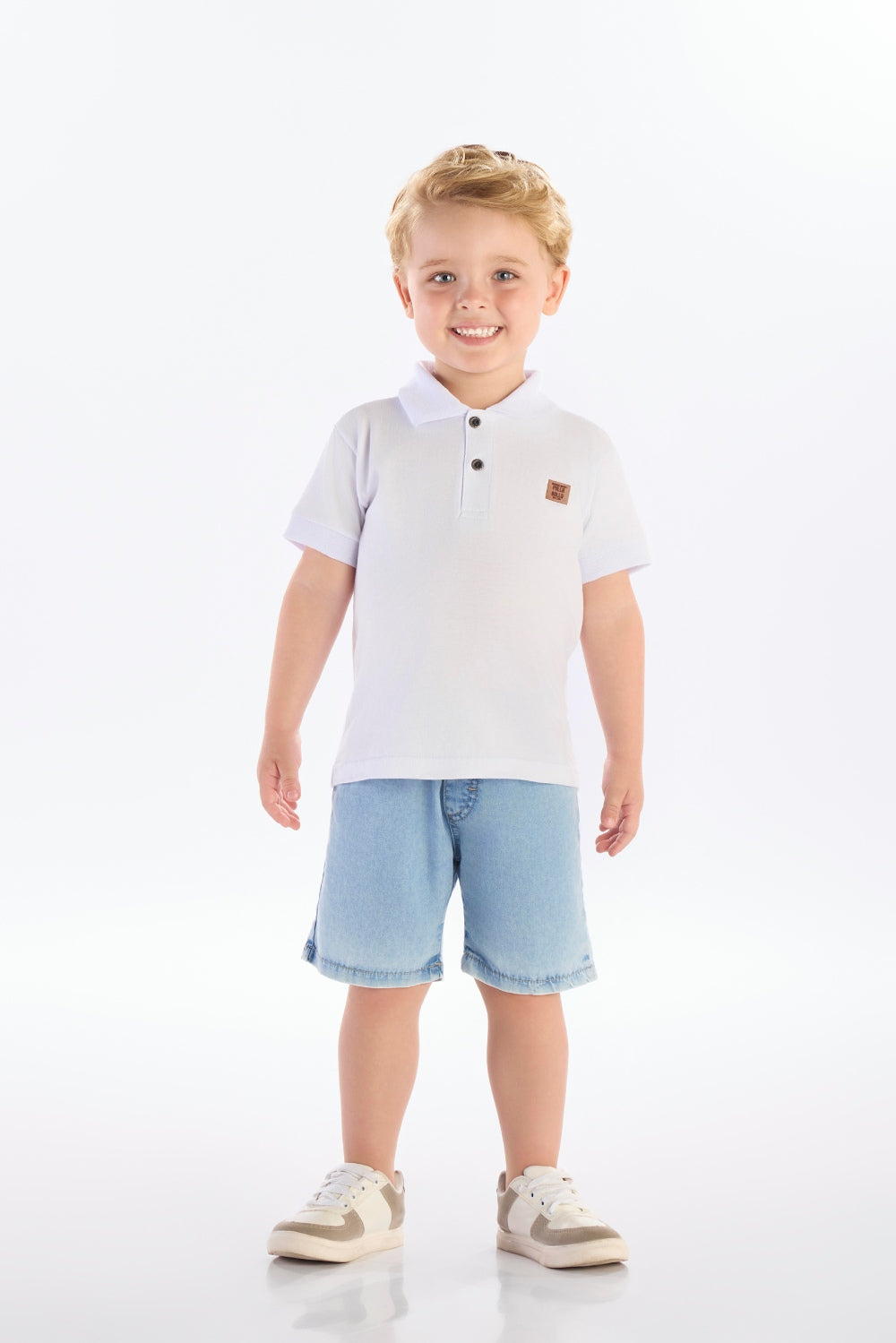Camiseta Masculina Infantil Gola Polo Original Brand