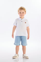 Camiseta Masculina Infantil Gola Polo Original Brand