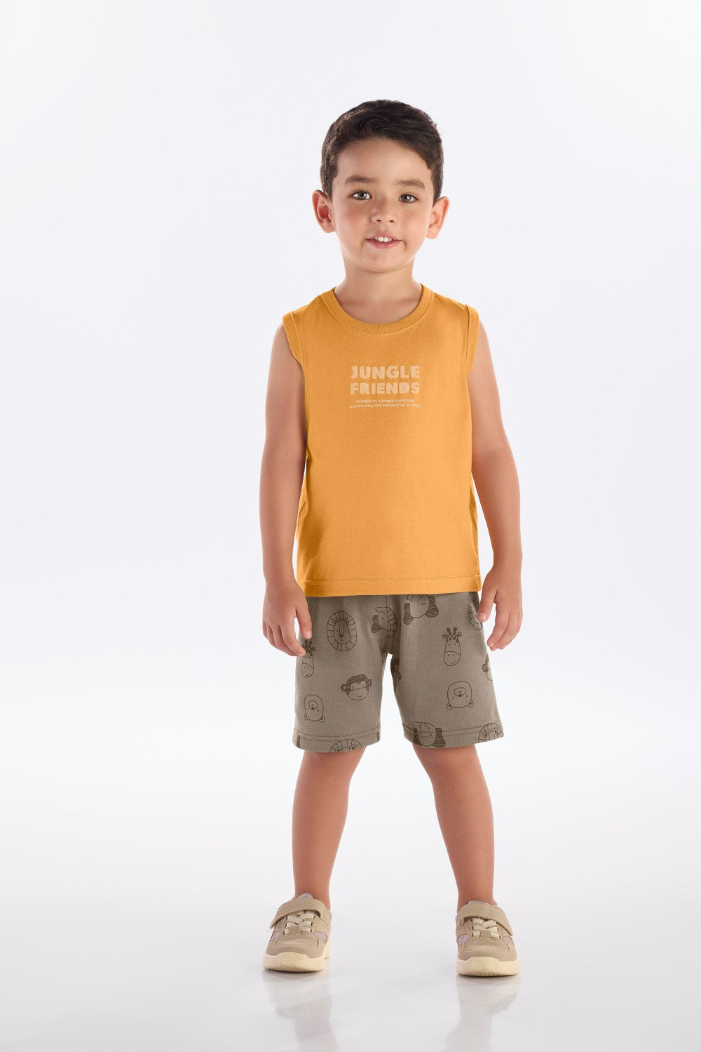 Conjunto Masculino Infantil Jungle Friends