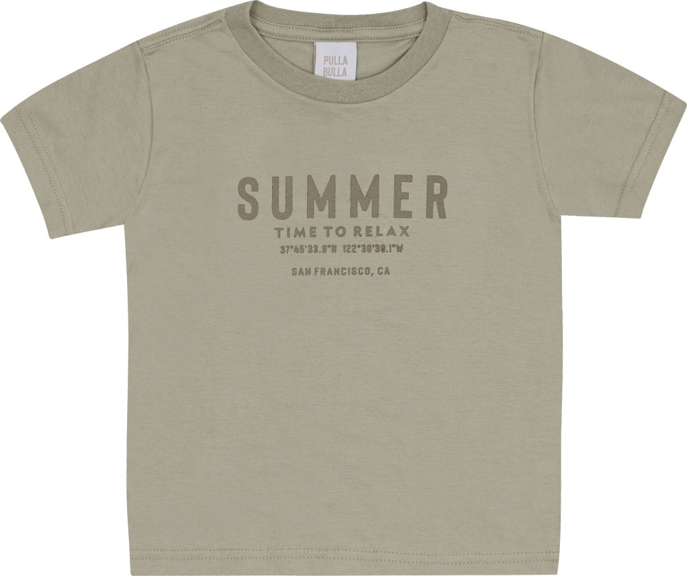 Conjunto Masculino Infantil Shorts Moletinho Summer