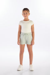 Blusa Feminina Infantil Canelada Perolas