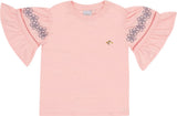 Conjunto Feminino Infantil Shorts Sarja