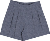 Conjunto Feminino Infantil Shorts Sarja