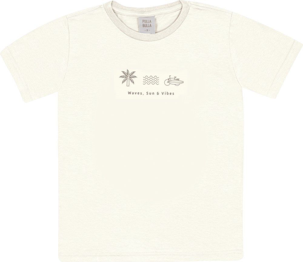 Camiseta Masculina Infantil Waves Sun Vibes