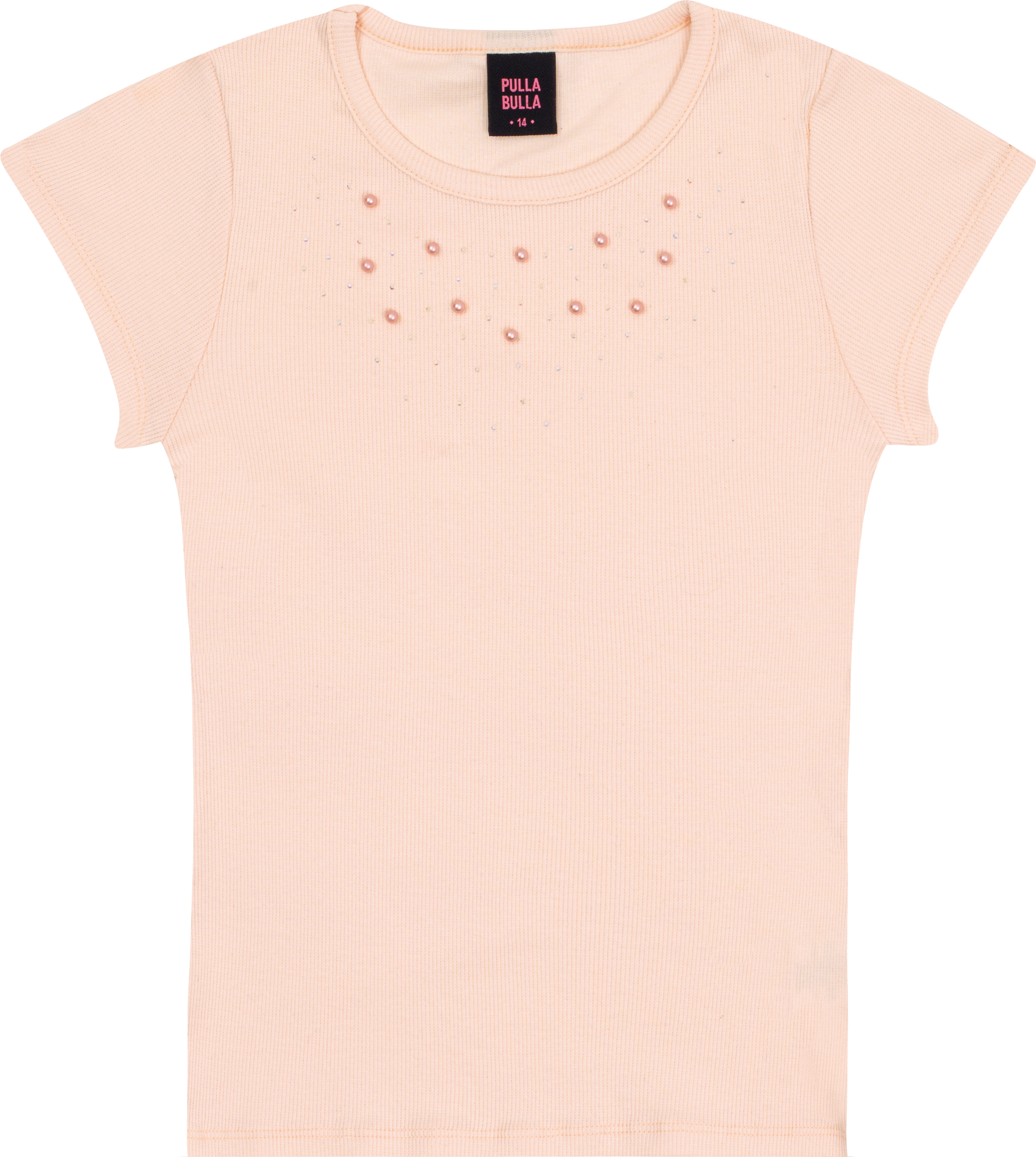 Blusa Feminina Infantil Canelada Brilho