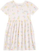 Vestido Feminino Infantil Malha Canelada