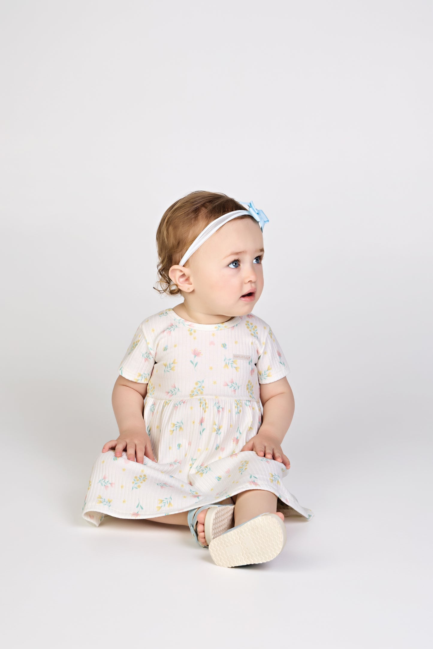 Vestido Feminino Infantil Malha Canelada