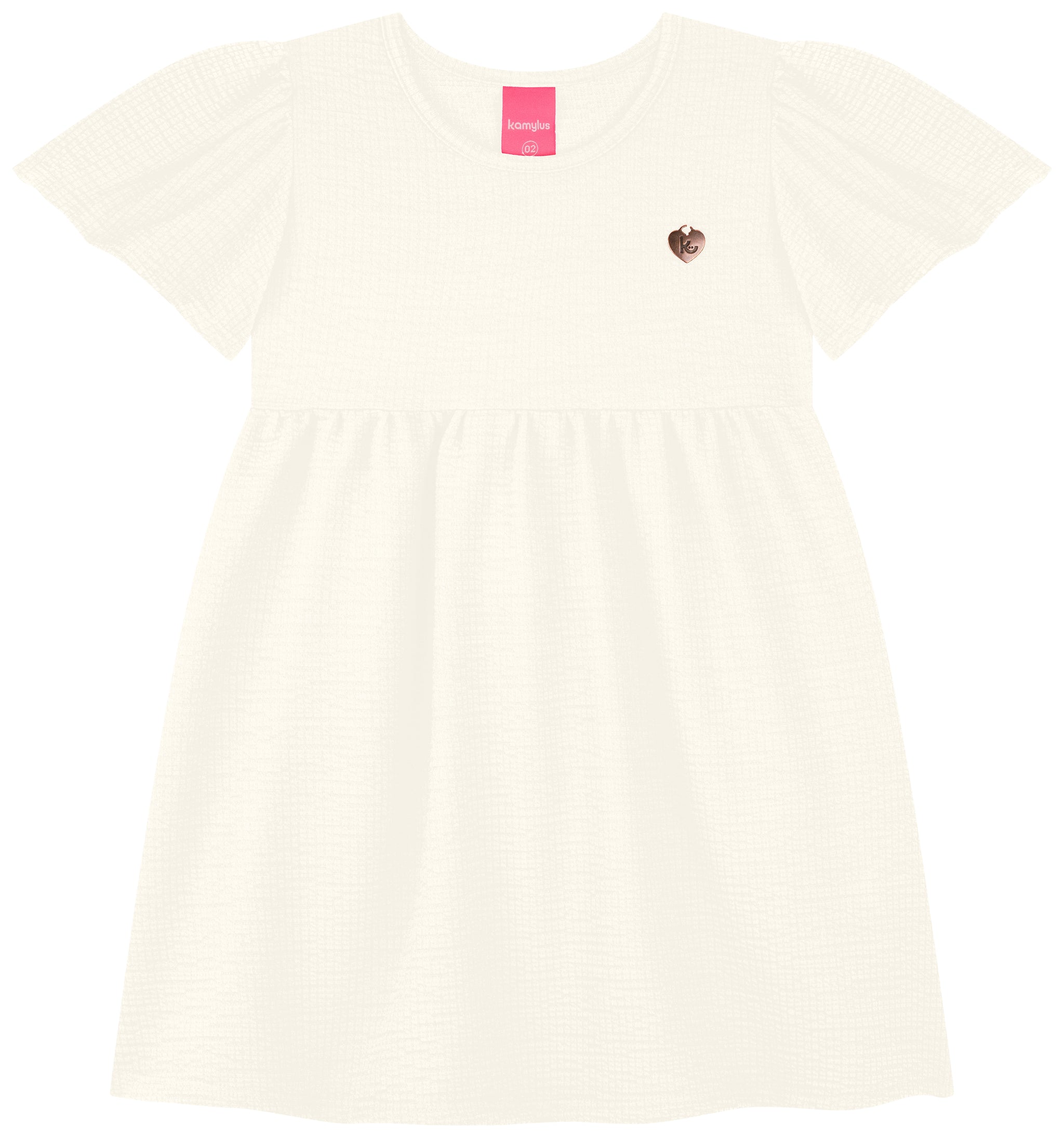 Vestido Feminino Infantil Malha Bubble