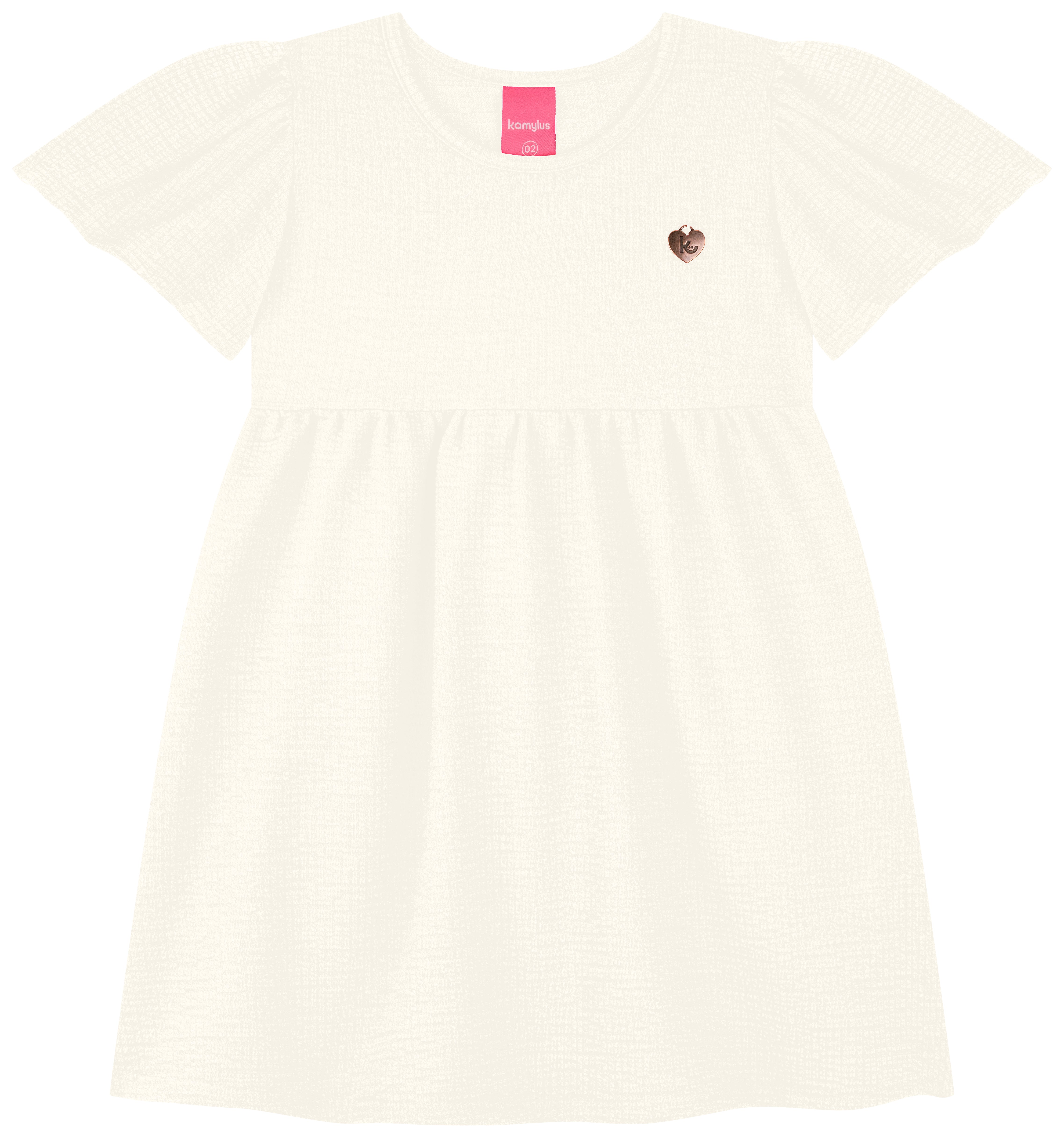 Vestido Feminino Infantil Malha Bubble
