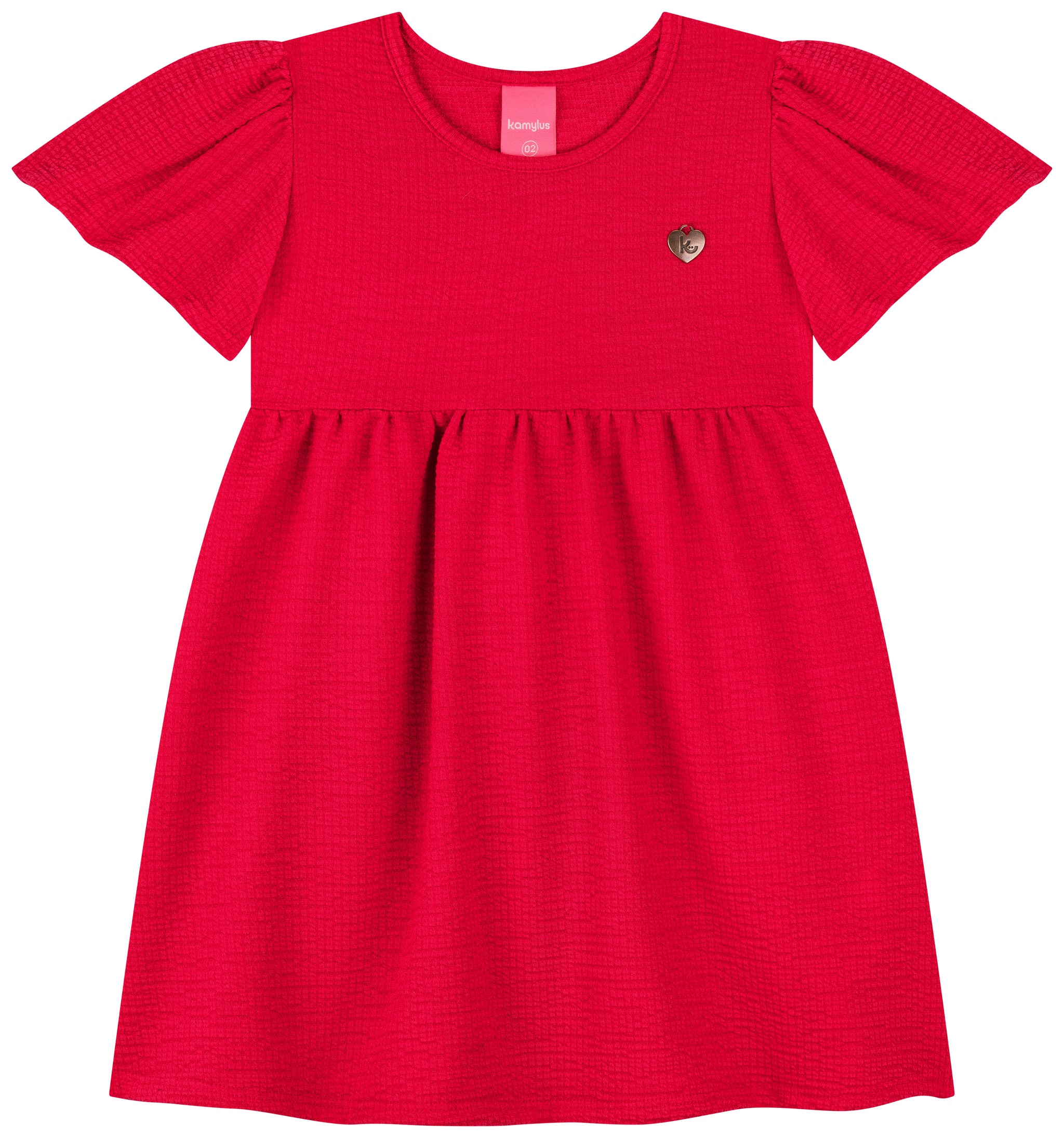Vestido Feminino Infantil Malha Bubble