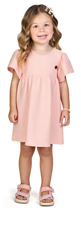 Vestido Feminino Infantil Malha Laise
