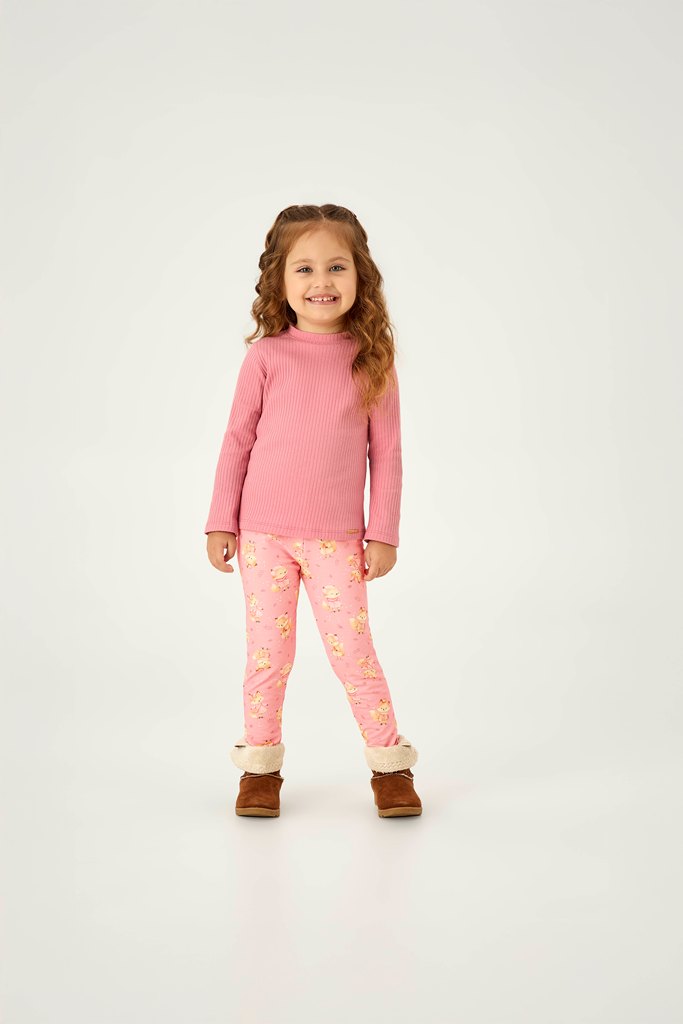Blusa Feminina Infantil Canelada– Estilo Minimalista com Conforto Atemporal