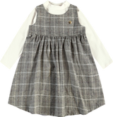 Conjunto Feminino Infantil Xadrez – Charme Clássico e Conforto para Meninas