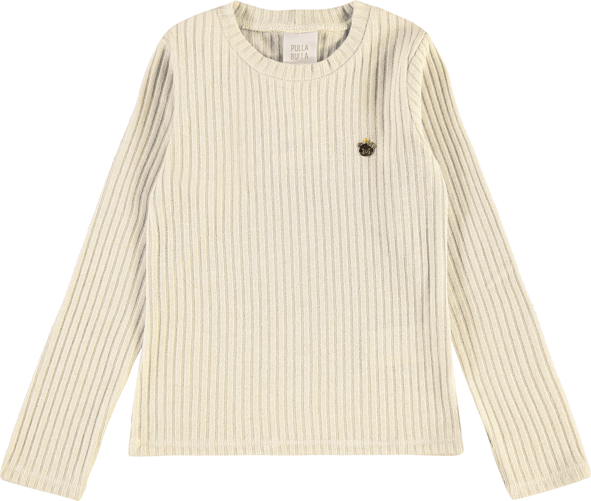 Blusa Feminina Infantil Pulla Bulla – Charme do Ursinho Coroado com Conforto