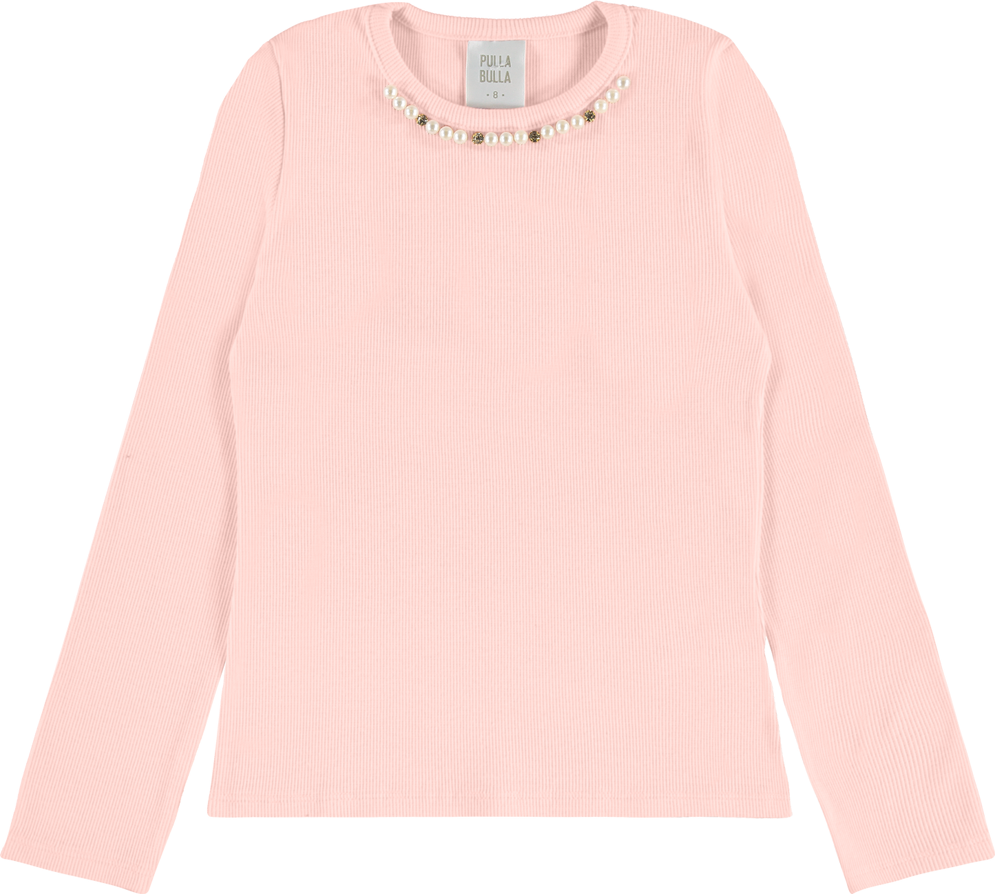 Blusa Feminina Infantil Pulla Bulla – Elegância com Detalhes de Pérolas
