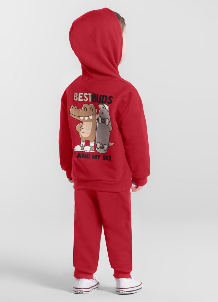 Conjunto Infantil Masculino Moleton Jacarezinho Skate