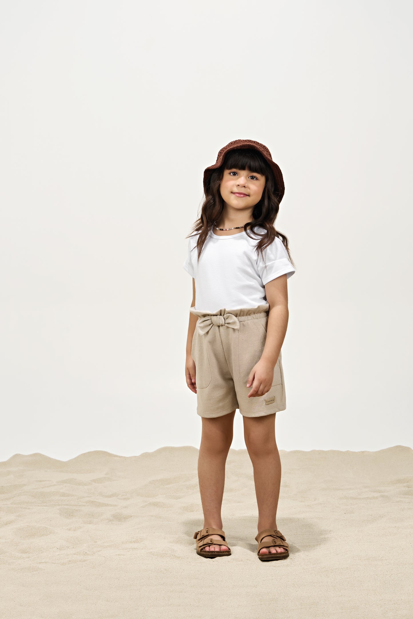 Conjunto Feminino Infantil Piquete e Malhao