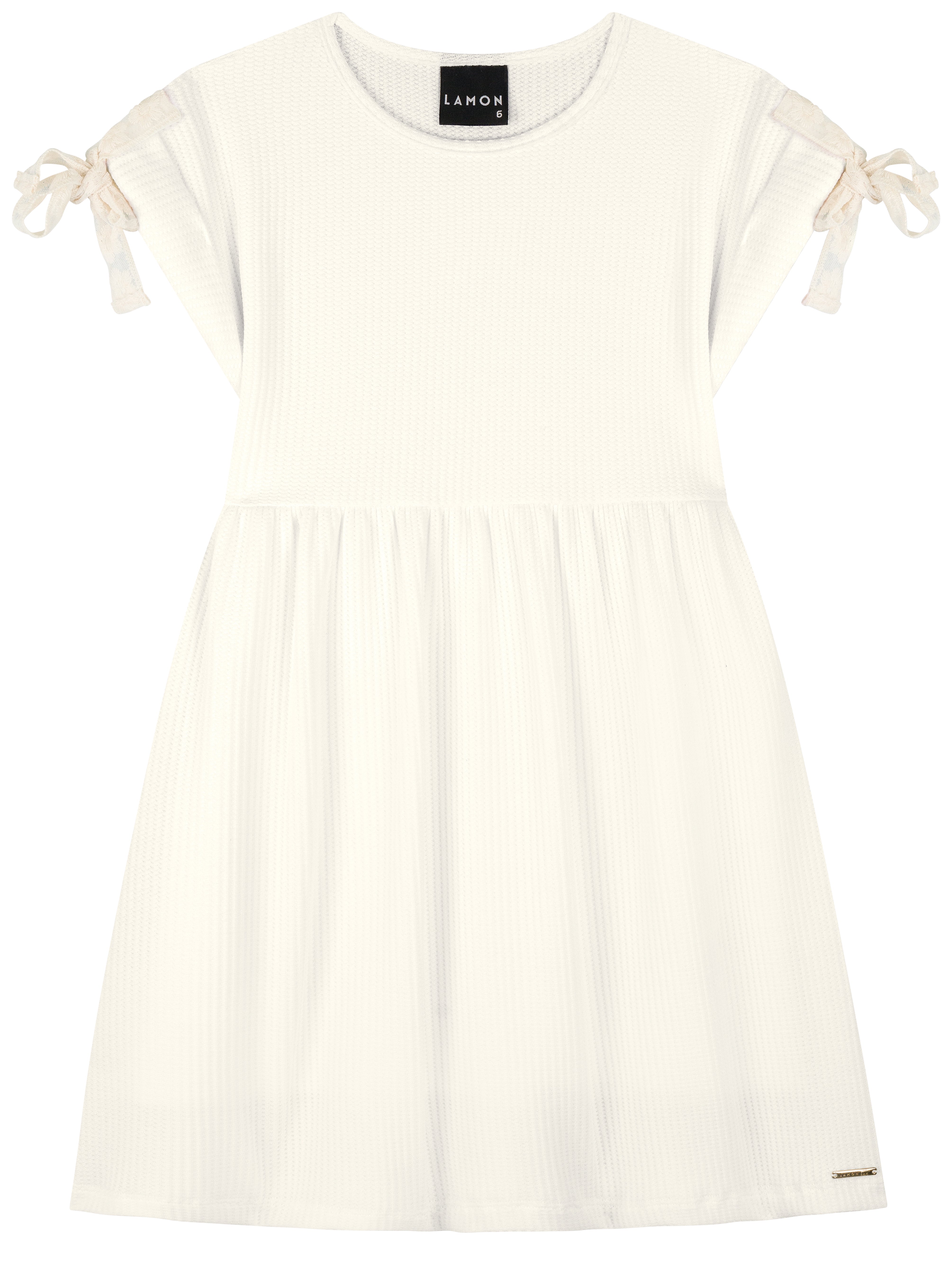 Vestido Feminino Infantil Vegas Tricot Favo