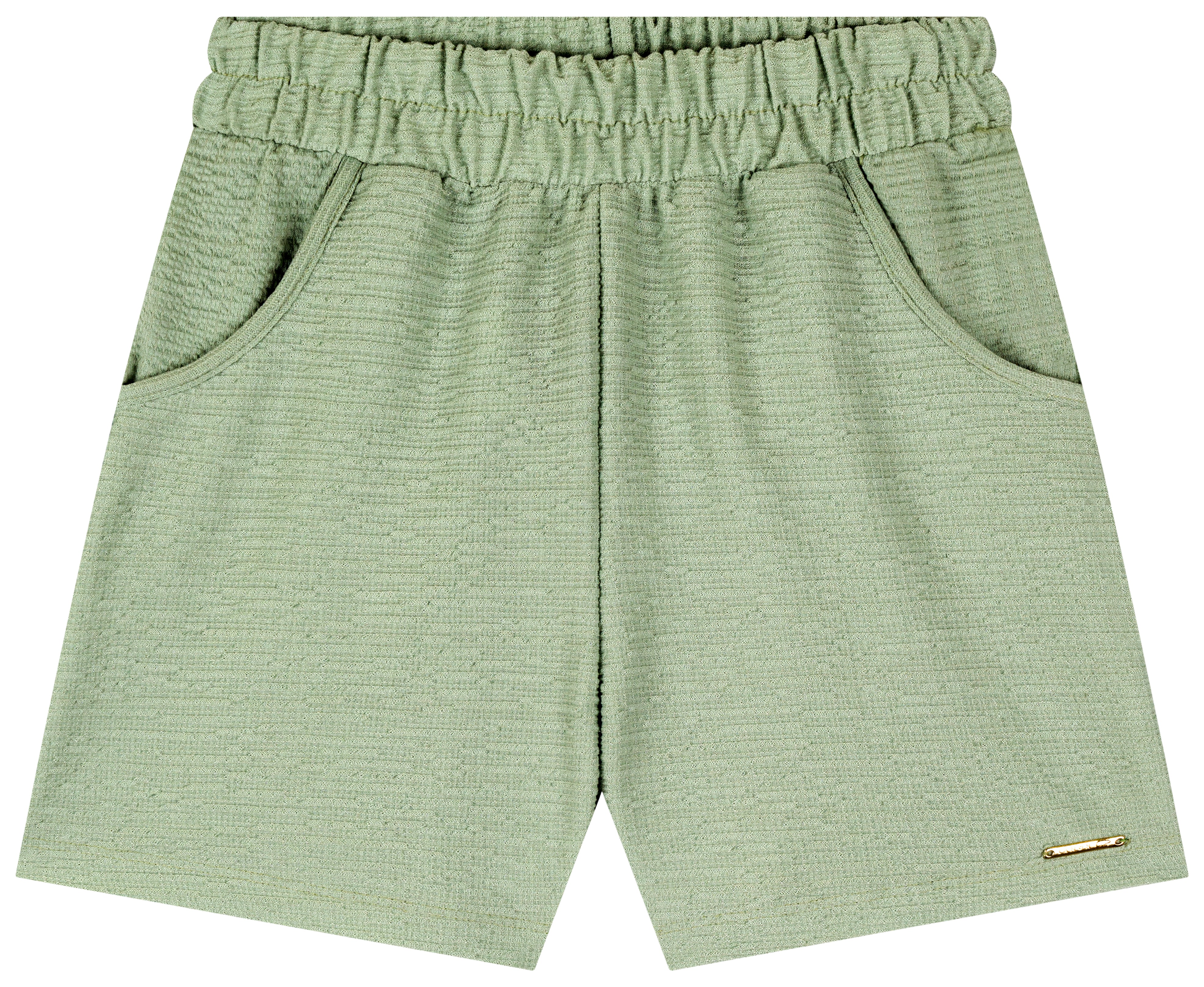 Conjunto Feminino Infantil Malha Canelada Bubble