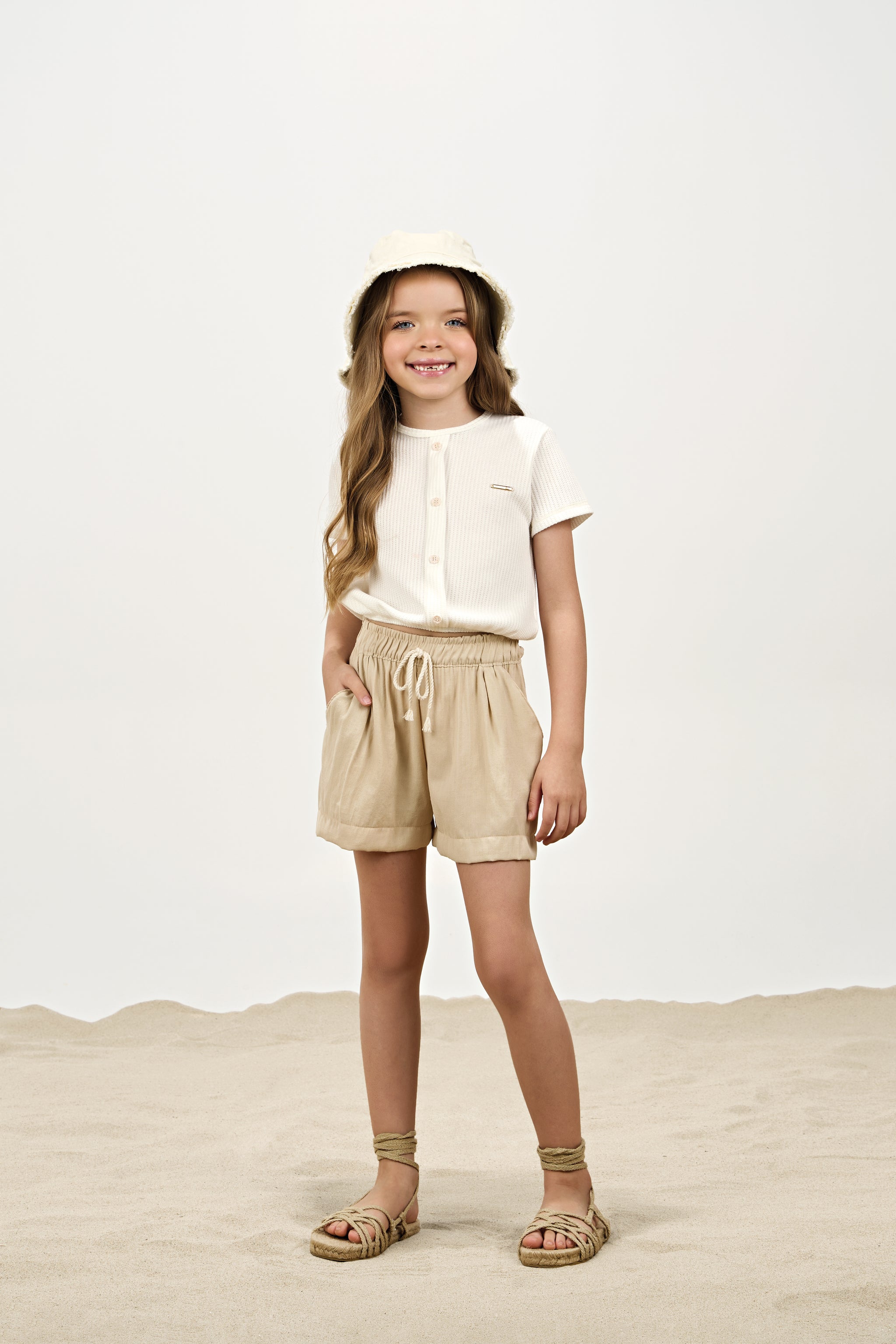 Conjunto Feminino Infantil Vegas Favo