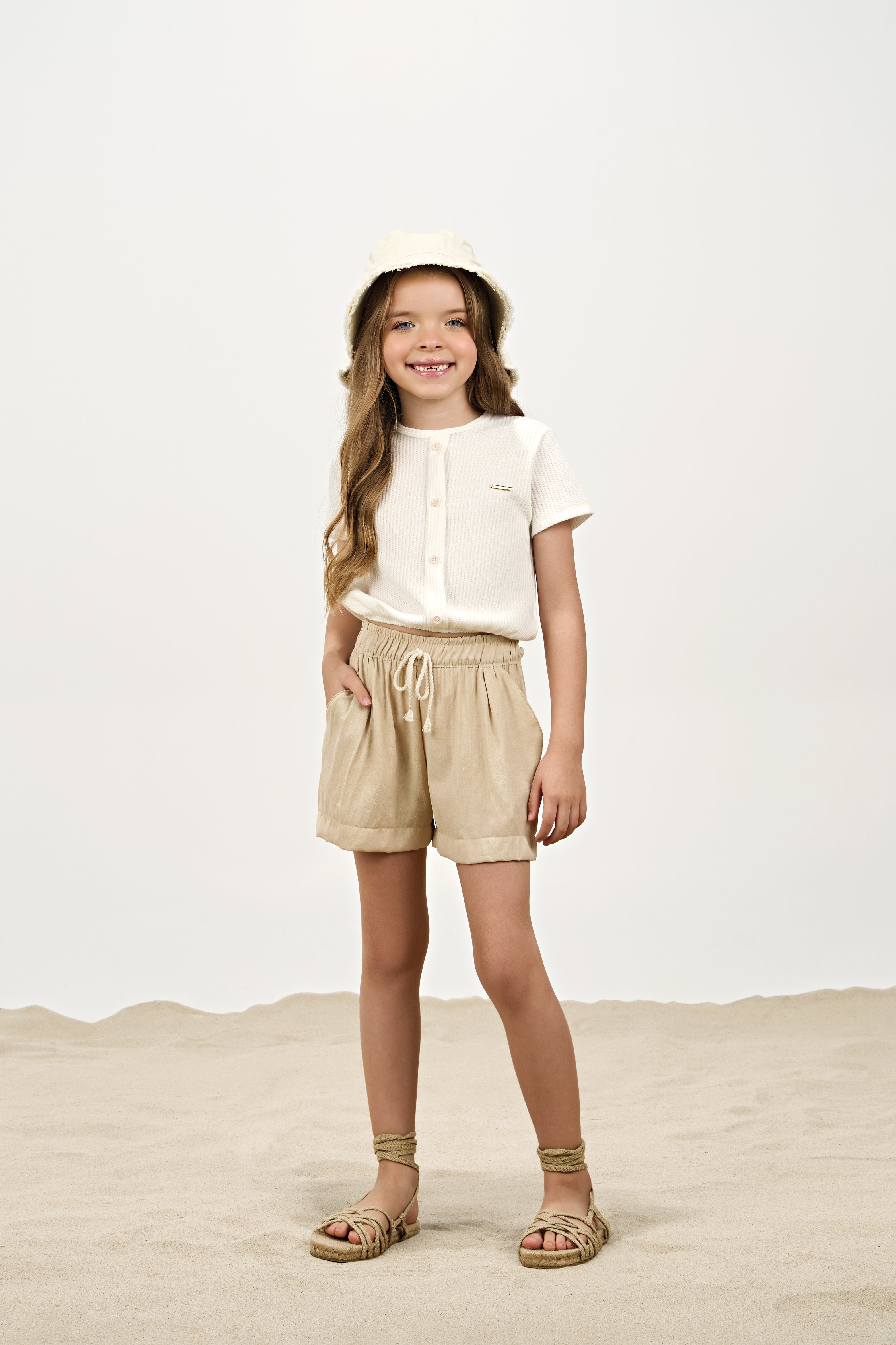 Conjunto Feminino Infantil Vegas Favo
