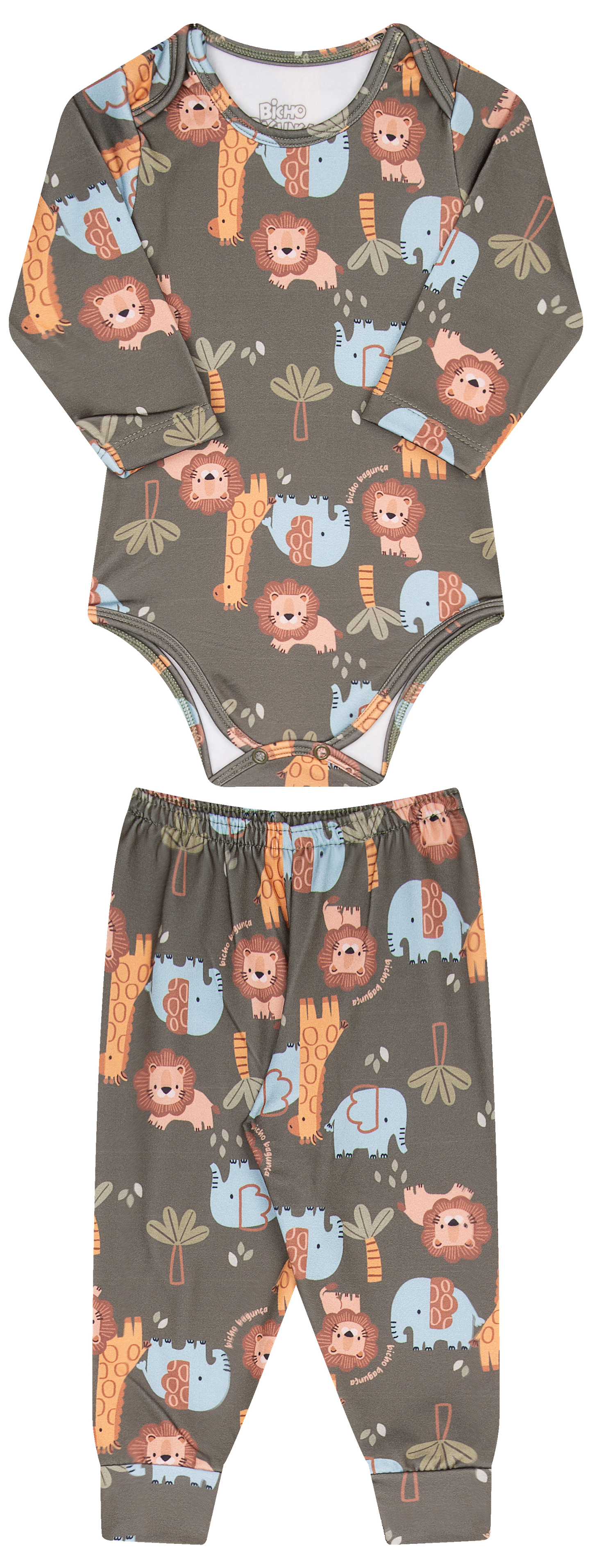 Conjunto Body Masculino Térmico em Suplex Sublimado Leve e Confortável