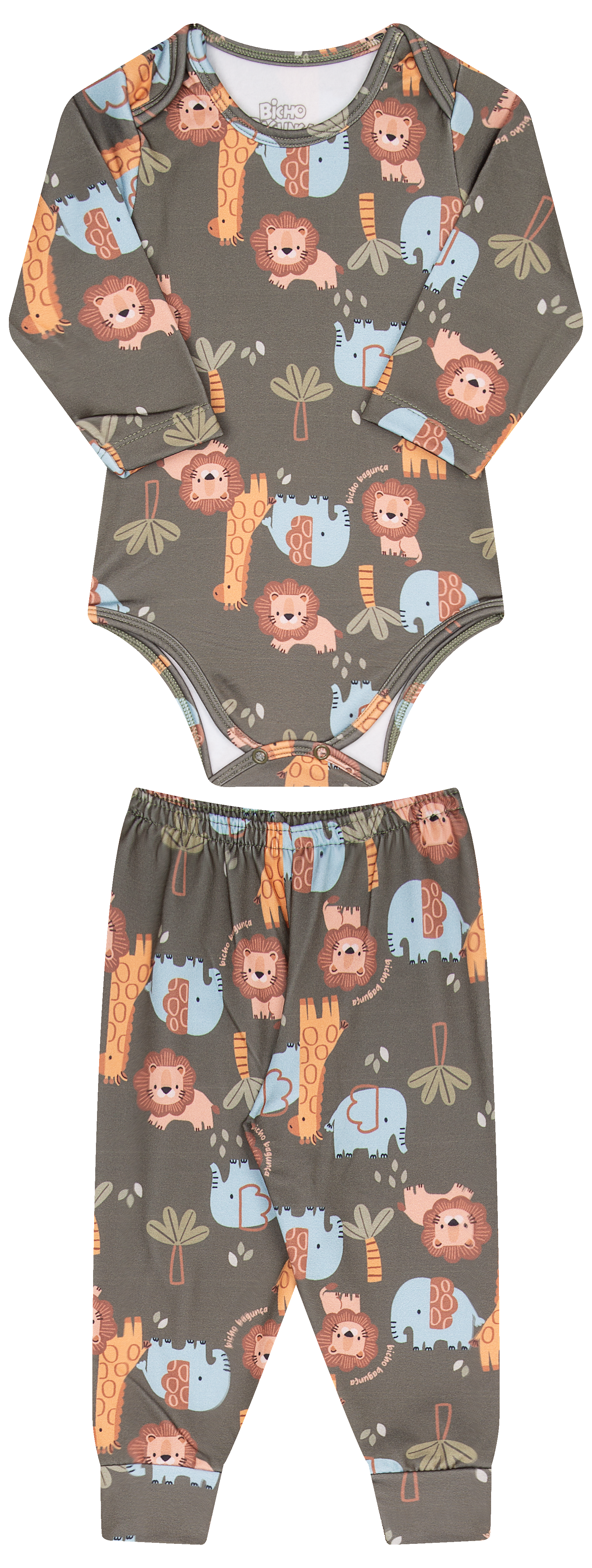 Conjunto Body Masculino Térmico em Suplex Sublimado Leve e Confortável