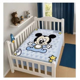 Cobertor Raschel Masculino Disney Baby Jolitex Azul Claro