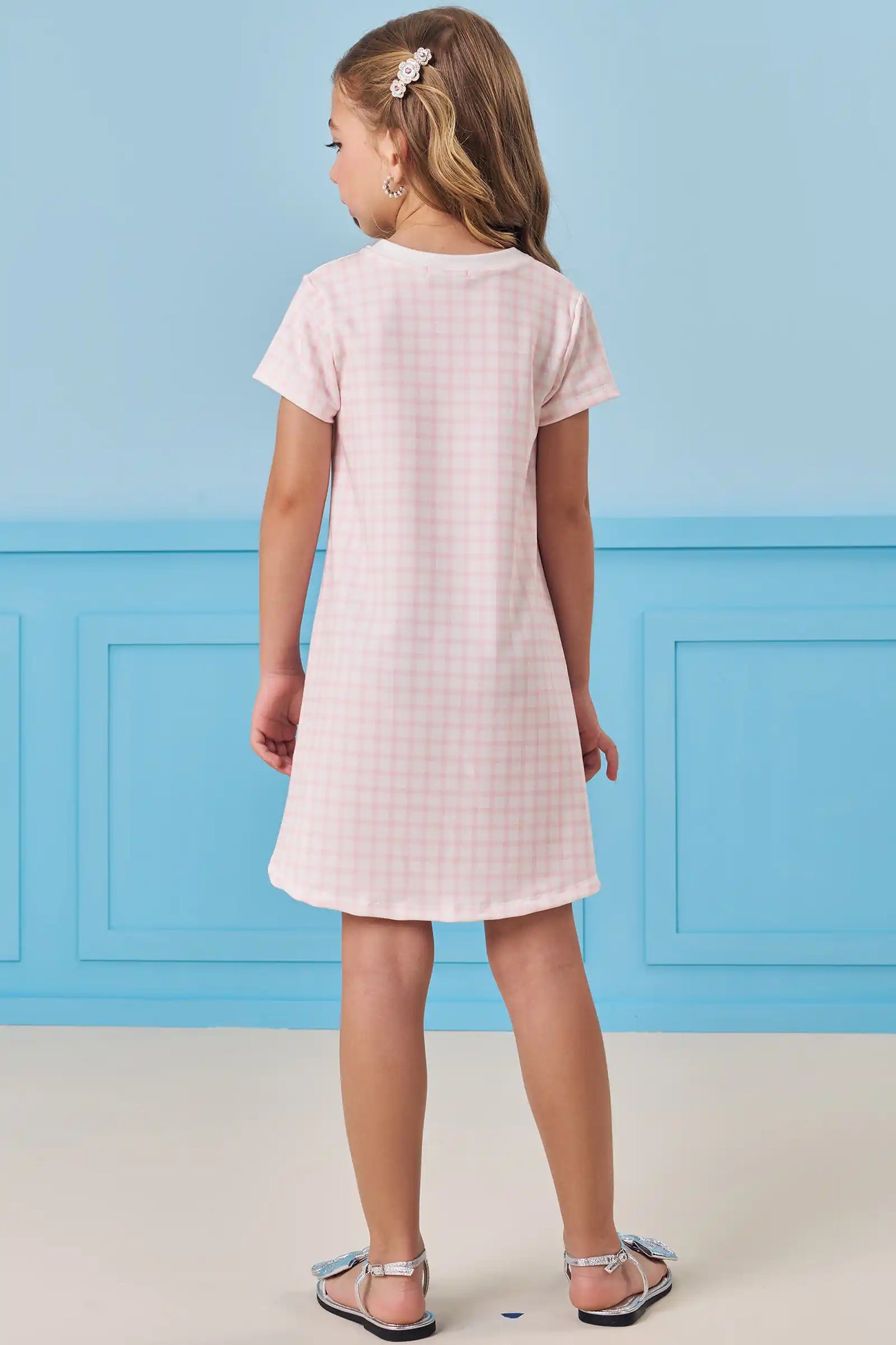 Vestido Feminino Infantil Molecotton Ursinha Princesa