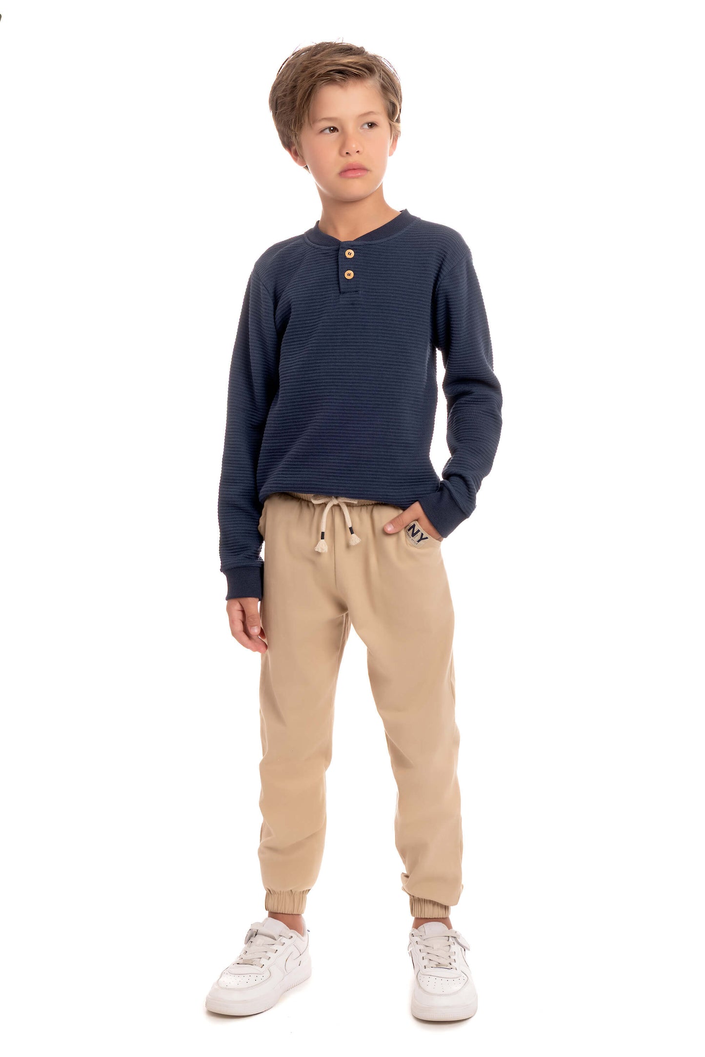 Camiseta Malha Termal Infantil Masculina