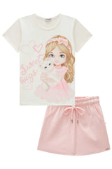 Conjunto Feminino Infantil Luvet Hugs