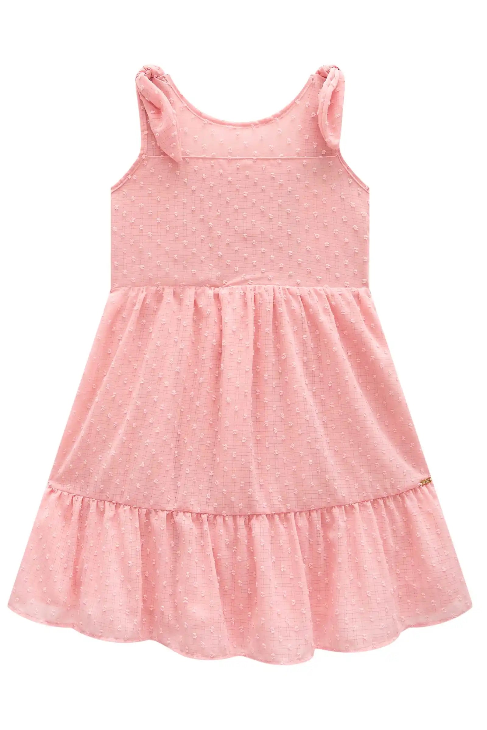 Vestido Feminino Infantil em Chiffon Shine