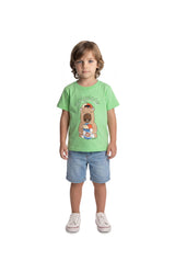 Camiseta Infantil Capigelato – Leve, Divertida e Confortável