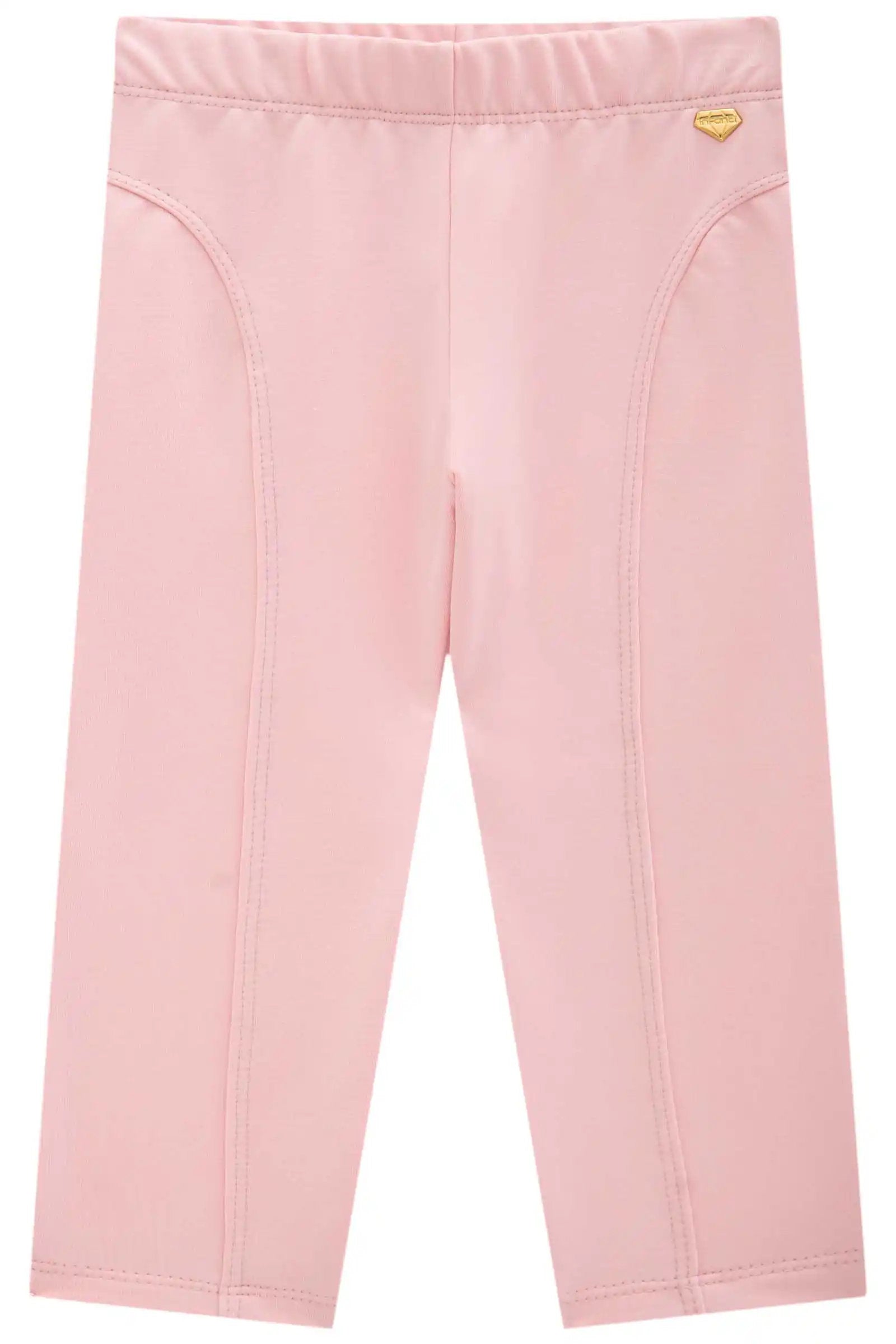 Calça Legging em Termoskin Peluciado Rosa