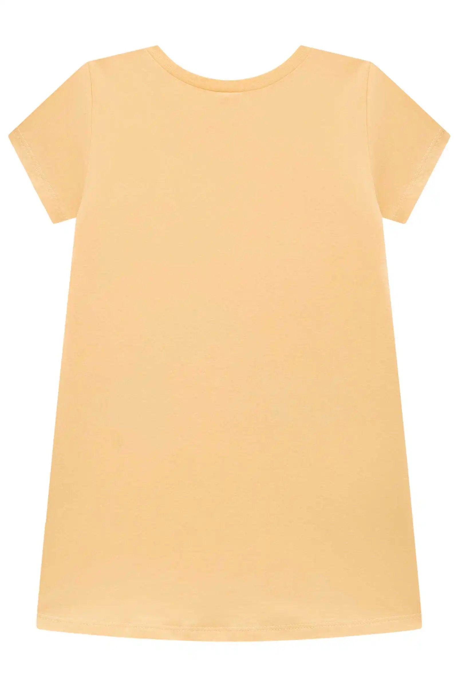 Vestido Infantil em Meia Malha Verde Hunder – Delicadeza e Conforto