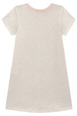 Vestido Infantil em Molecotton Bege Claro – Conforto e Encanto