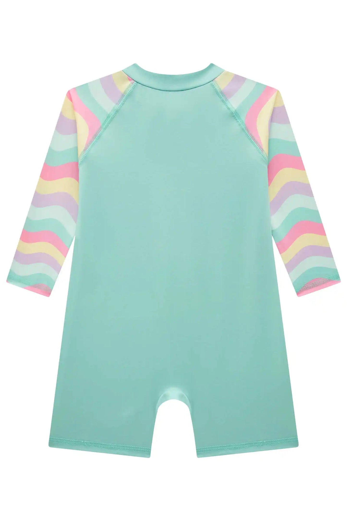 Macacão Infantil em Malha UV  + 50 Dry Verde