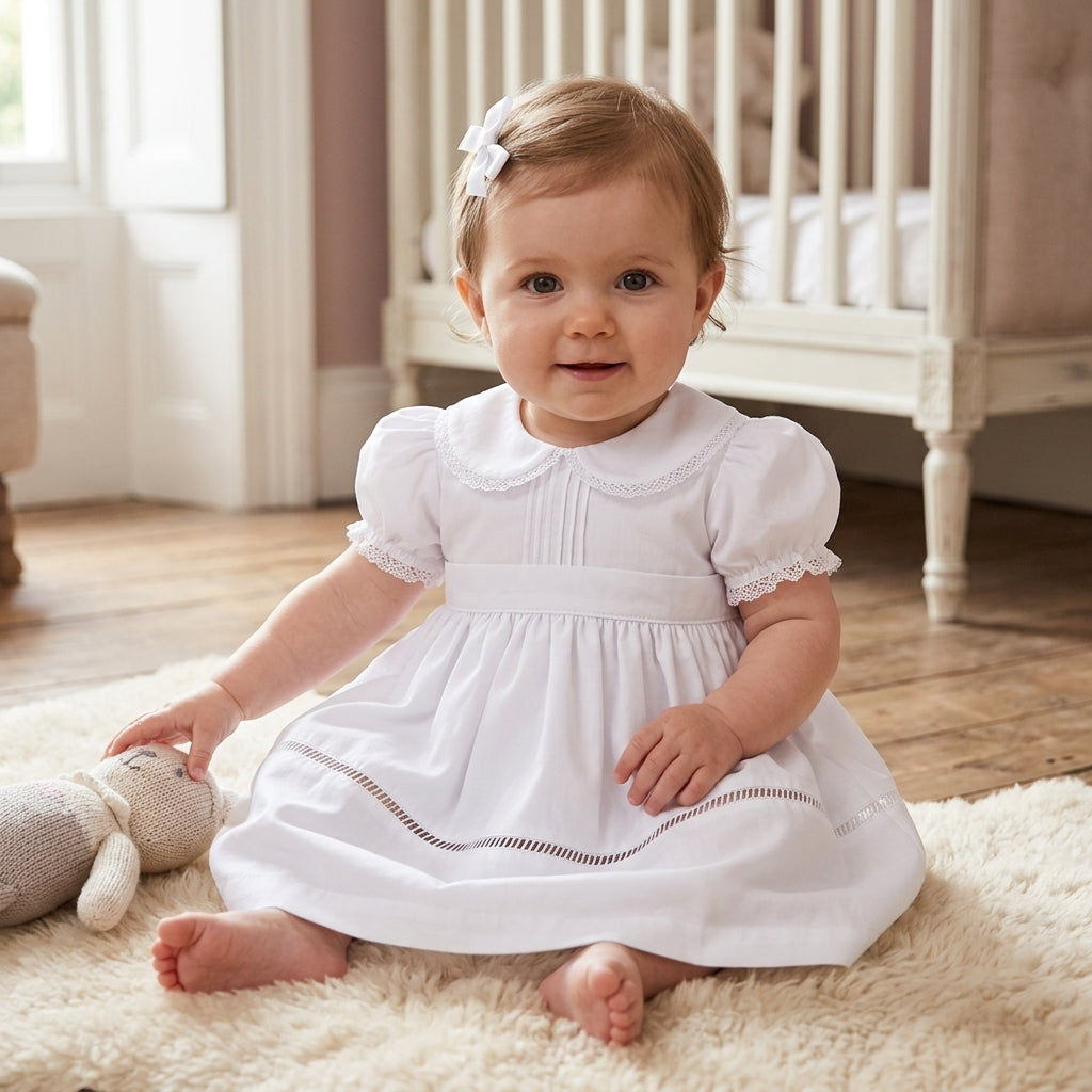Vestido Infantil Coração com Renda e Conforto