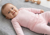 Conjunto Feminino Bebê Body Canelado Bordado